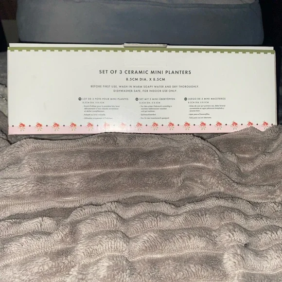 Spring Birds Floral Set of 3 Mini Planters Garden Summer Festive Cute Flowers - Picture 4 of 6